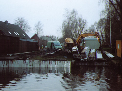 Sanierung des Hafenbeckens